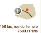 158bis, rue du Temple 75003 Paris